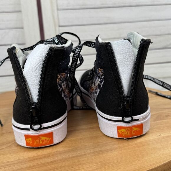 Vans x Discovery Channel Protect Tigers SK8 High Canvas Sneakers Black Kids 1 - Picture 10 of 14